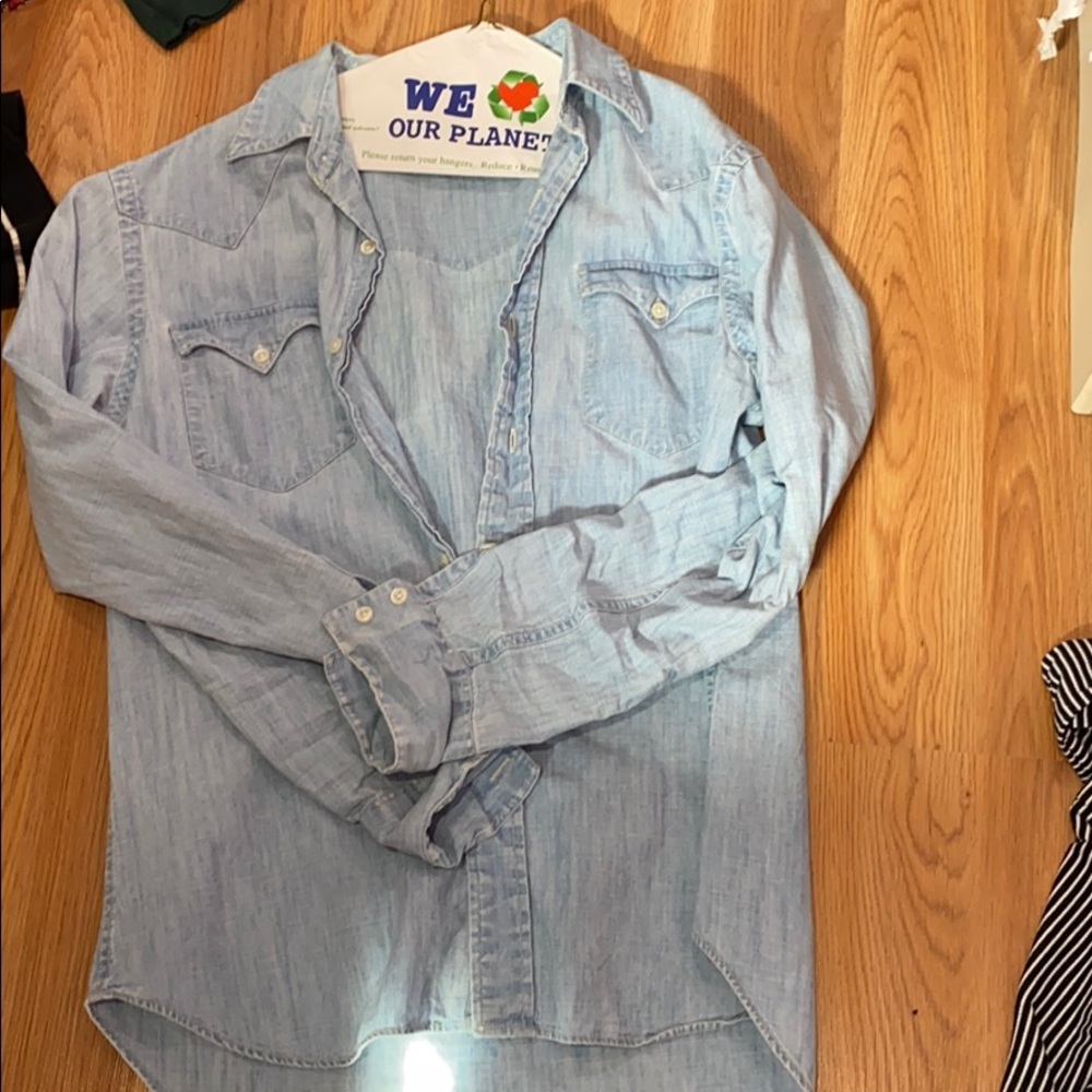 Polo by Ralph Lauren blue button down